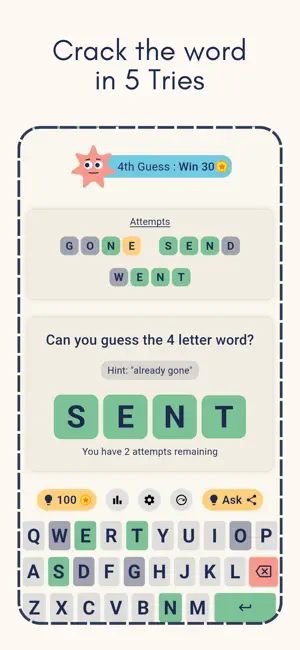WordLeague Daily Riddle Puzzle screenshot 2