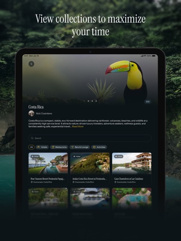 Live Luxe Travel iPad screenshot