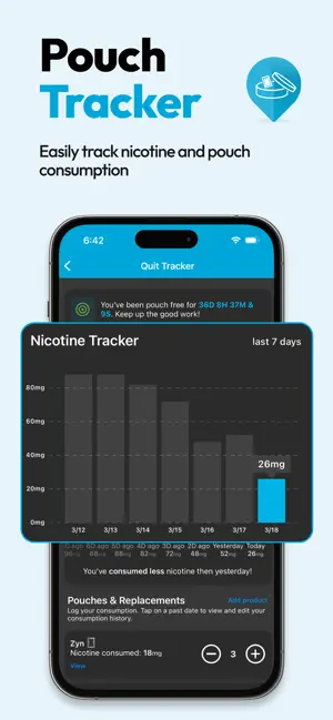 Pouchless - Quit Pouches & Zyn screenshot 3