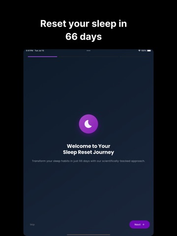 RiseSleep: Daily Sleep Journal iPad screenshot