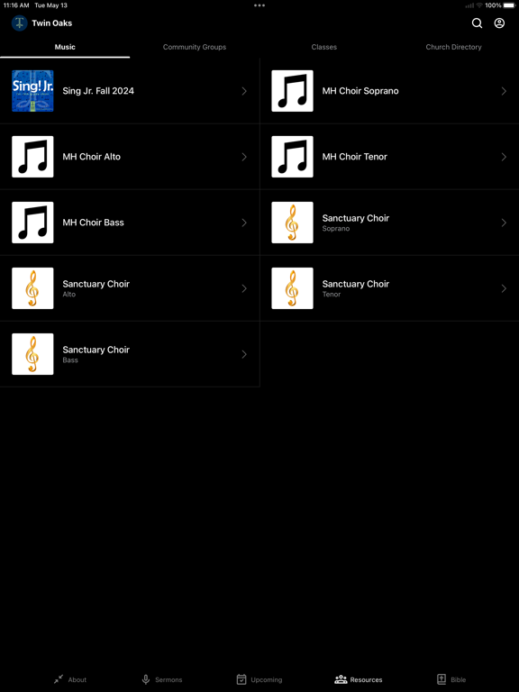 Twin Oaks Presbyterian Church iPad screenshot 4 - Lifestyle app
