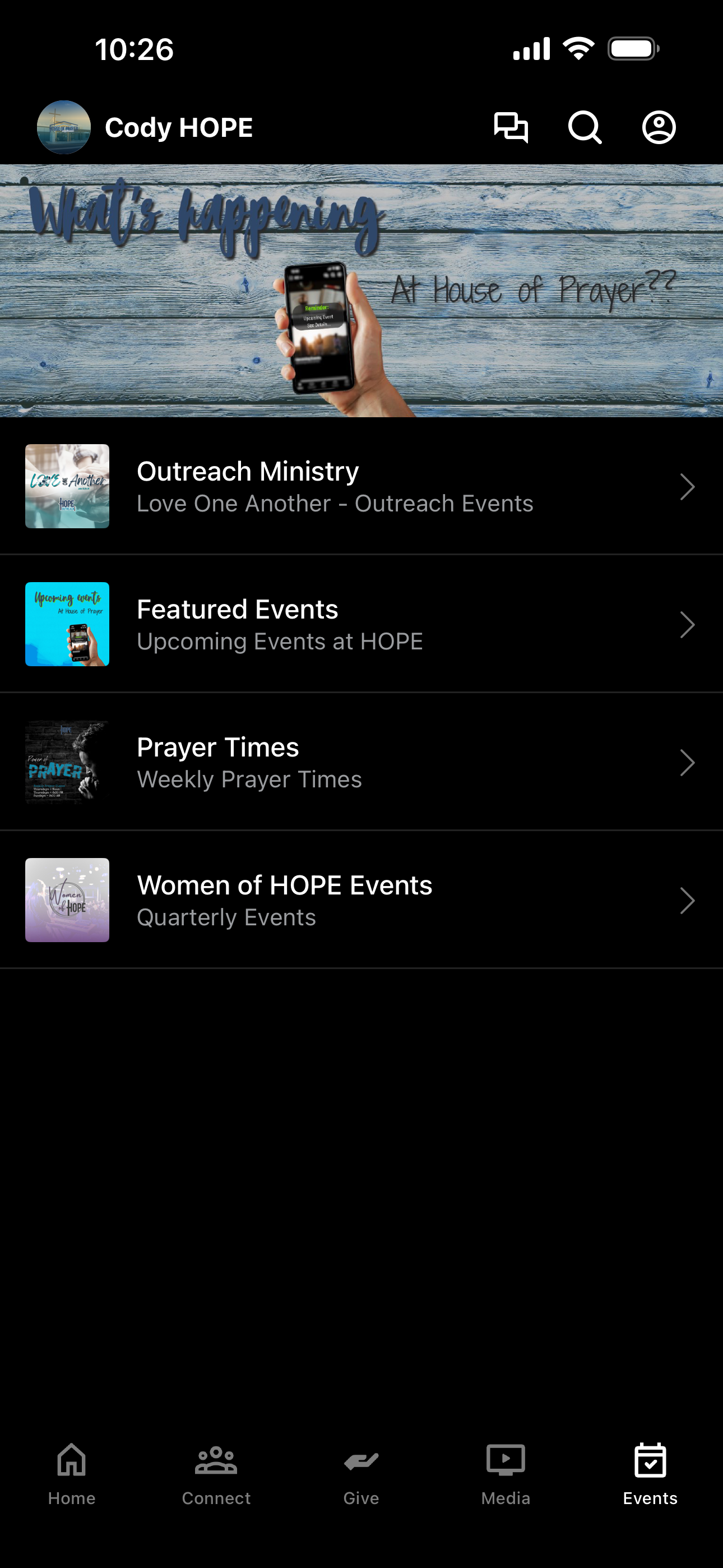 Cody House of Prayer (HOPE) screenshot 4