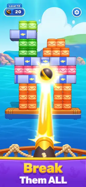 Ocean Block Shoot screenshot 1