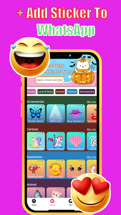 Daily Stickers & Gif Screenshot