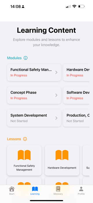 ISO26262 Learning Screenshot 3 of 10