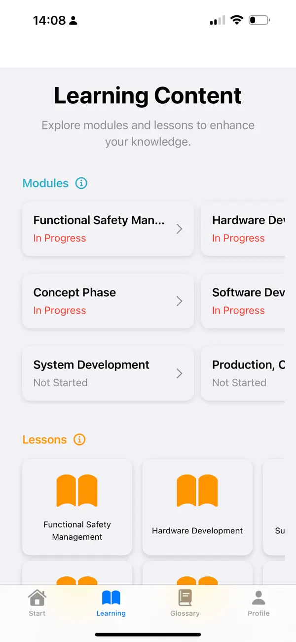 Screenshot #3 pour ISO26262 Learning