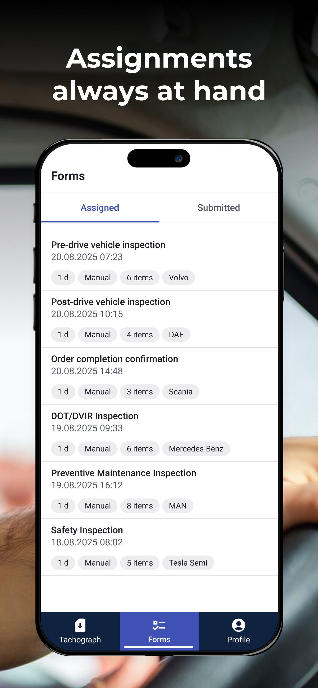 Wialon Driver screenshot 4