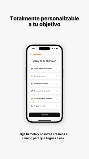 Captura de pantalla de RunnerPro: Entrenador Running en iPhone 10