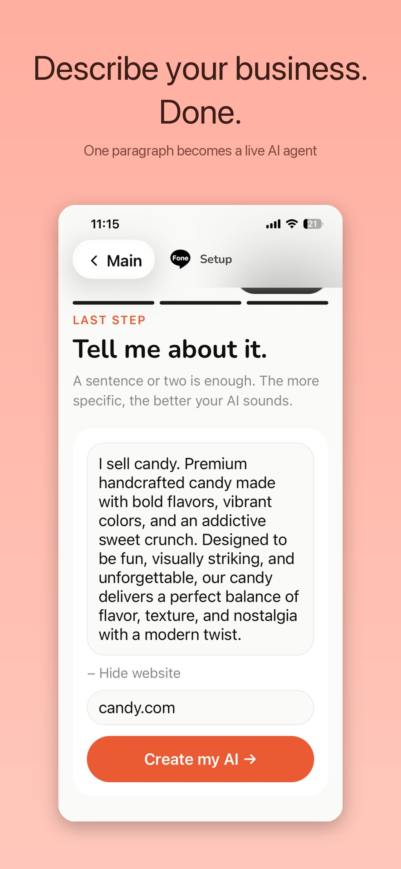 Fone - Link in Bio AI Agent screenshot 6