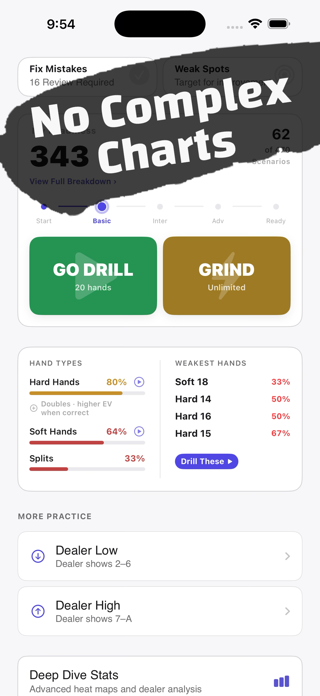 Blackjack Strategy Coach Screenshot 3 of 4