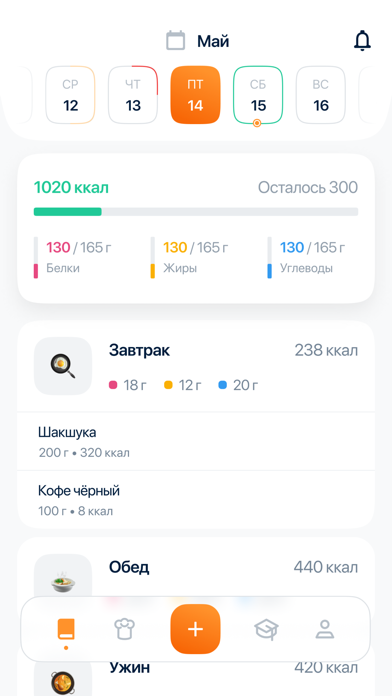 Screenshot #2 pour Food Tracker School