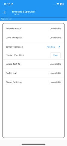 Timecard Supervisor Screenshot 4 of 8