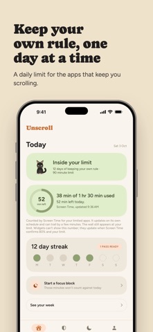 Unscroll: Break Scroll Habits screenshot 1