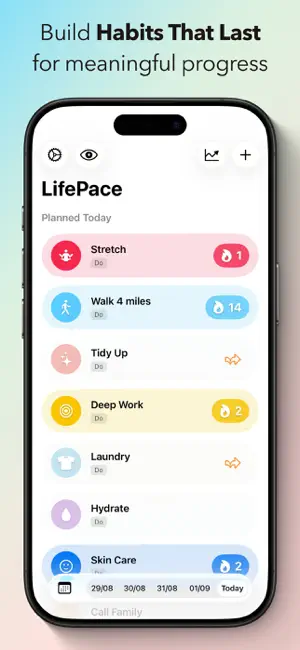 LifePace Habit Streaks Tracker screenshot 2