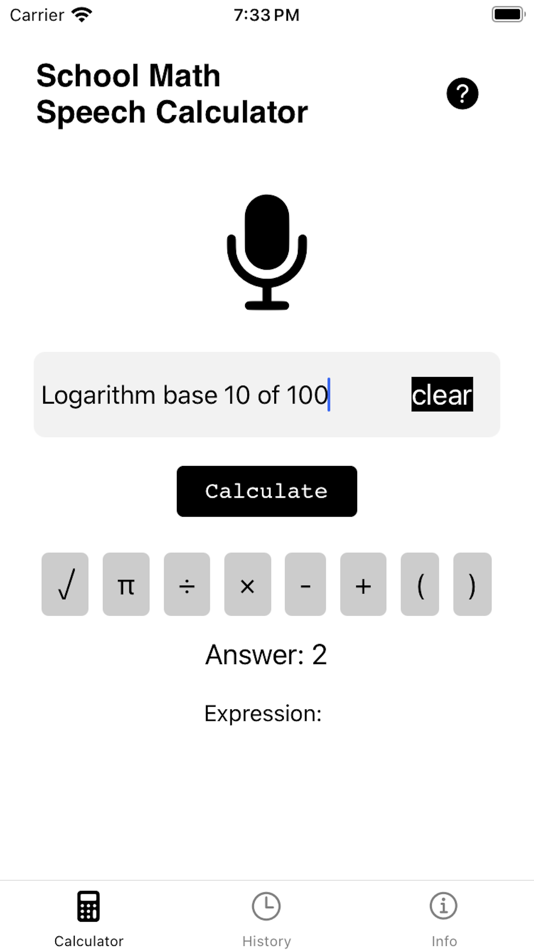 #4. School Math: Speech Calculator (iOS) 由: Laurand Osmeni
