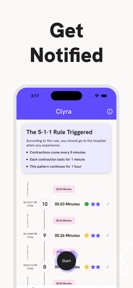 Contraction Timer · Tracker screenshot