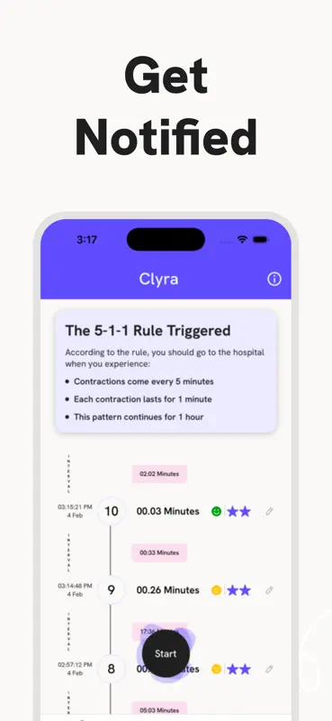 Contraction Tracker - Clyra screenshot 6 of 6