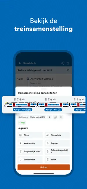 NMBS : Trein info & tickets iPhone screenshot 3