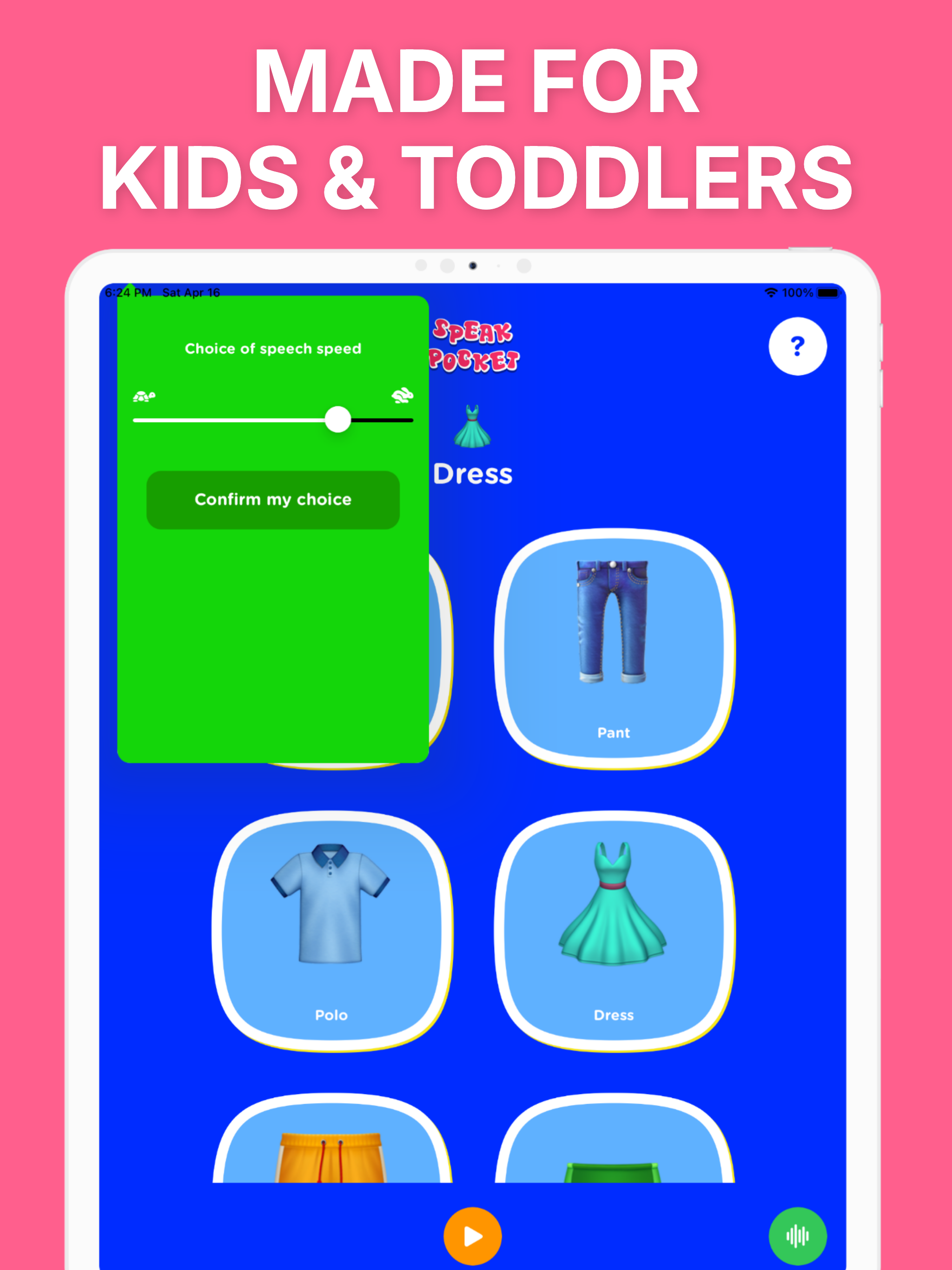 Spanish for kids 3+ Speak Po screenshot 14
