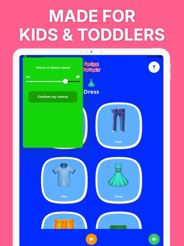 Spanish for kids 3+ Speak Po iPad screenshot