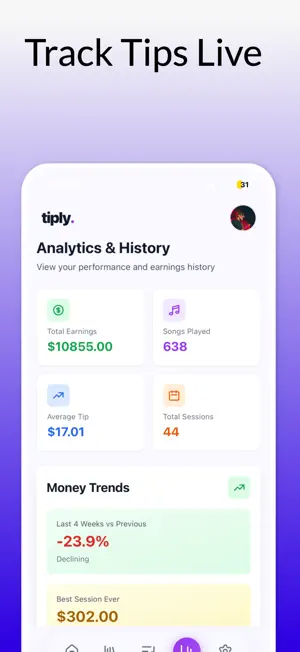 Tiply - Live Music Tipping screenshot 3