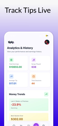 Tiply - Live Music Tipping Screenshot 3 of 7