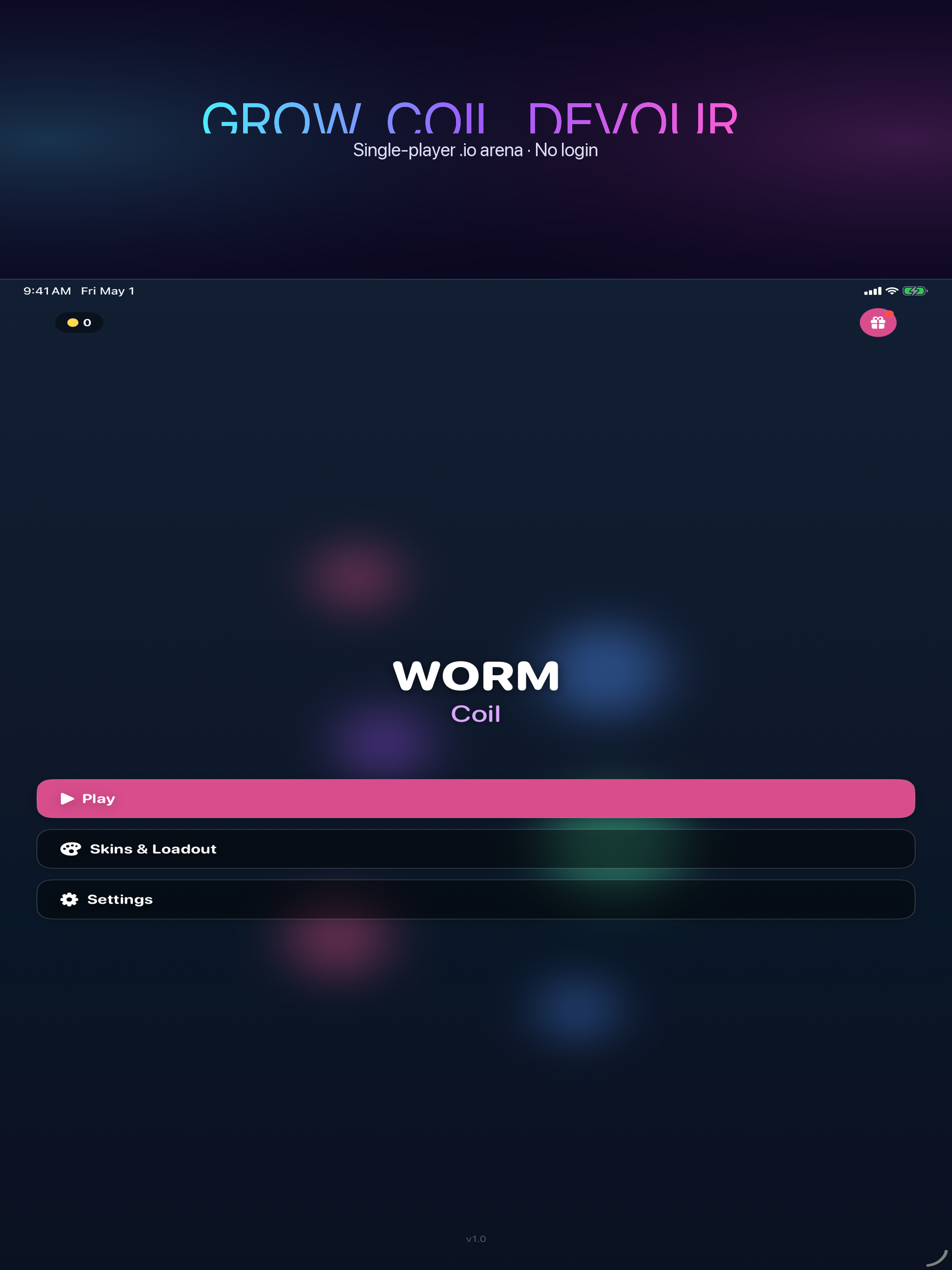 Worm Coil: io Arena Snake screenshot 15