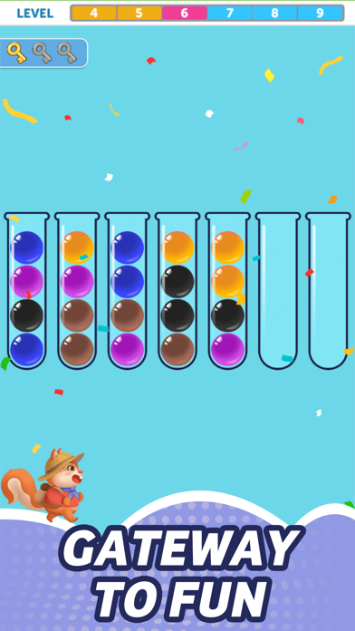 Bubble Sorting: Colorful Ball Screenshot