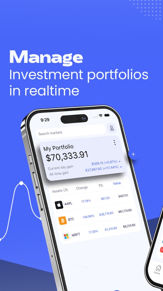 #4. Portfolio X - Stock Tracker (iOS) Podle: Popa Alexandru