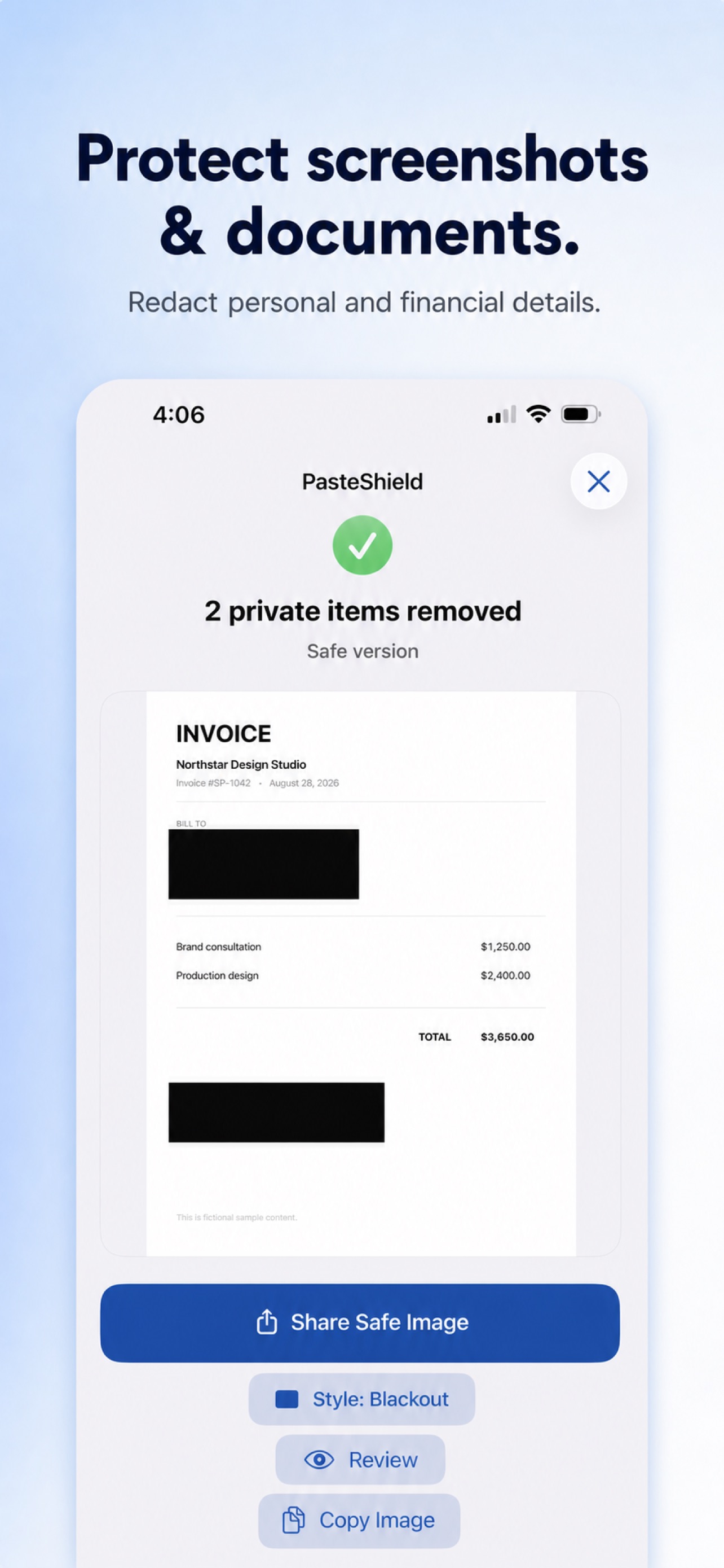 Screenshot 4 of PasteShield