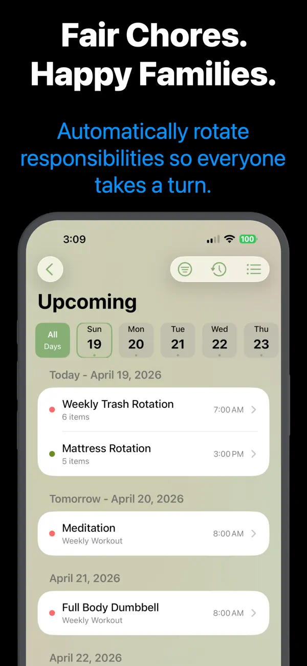 Screenshot #3 pour Rotator: Lists That Take Turns