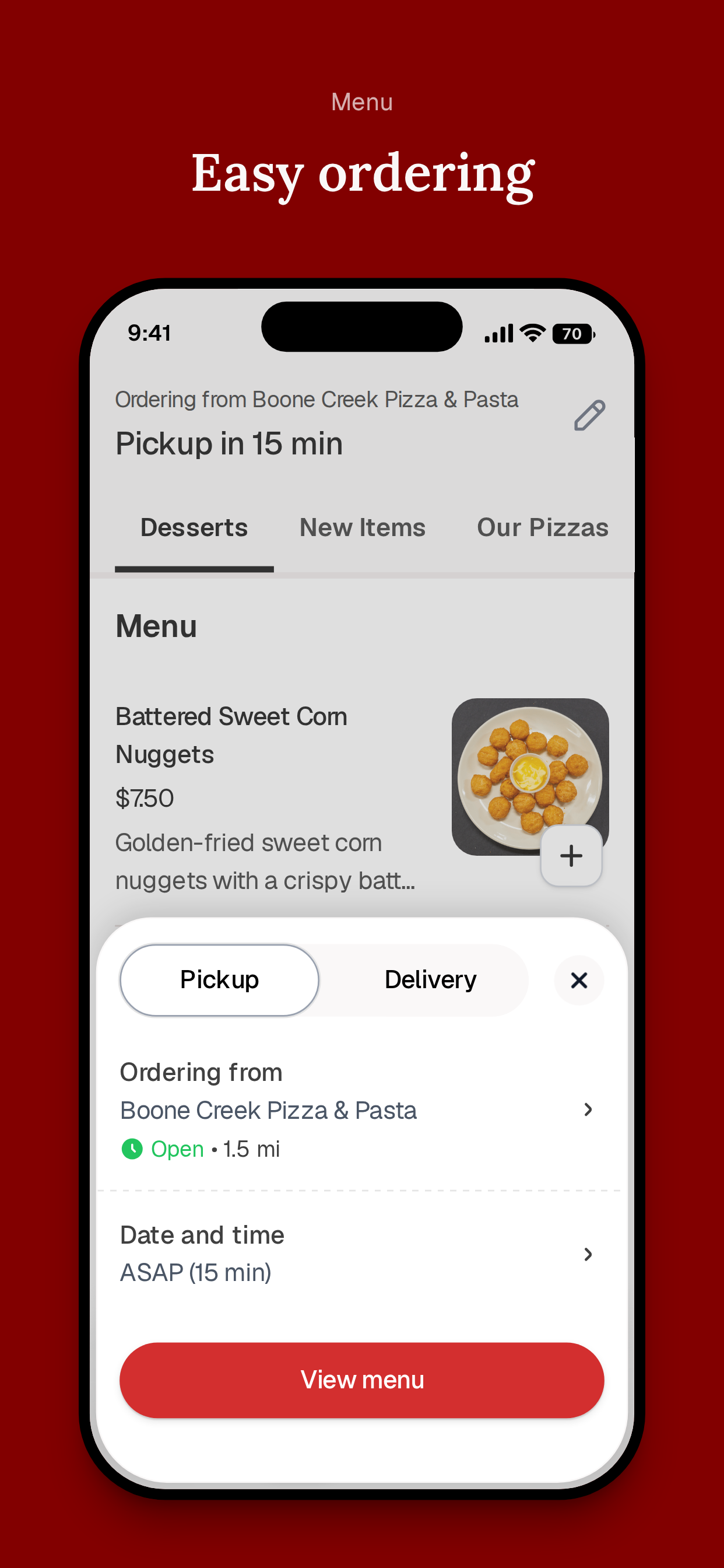 Boone Creek Pizza & Pasta screenshot 3