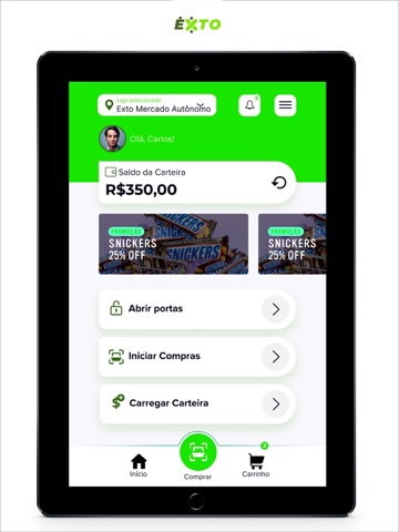 Éxto Mercado Autônomo iPad screenshot