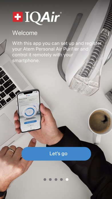 IQAir Atem Car & Desk Screenshot