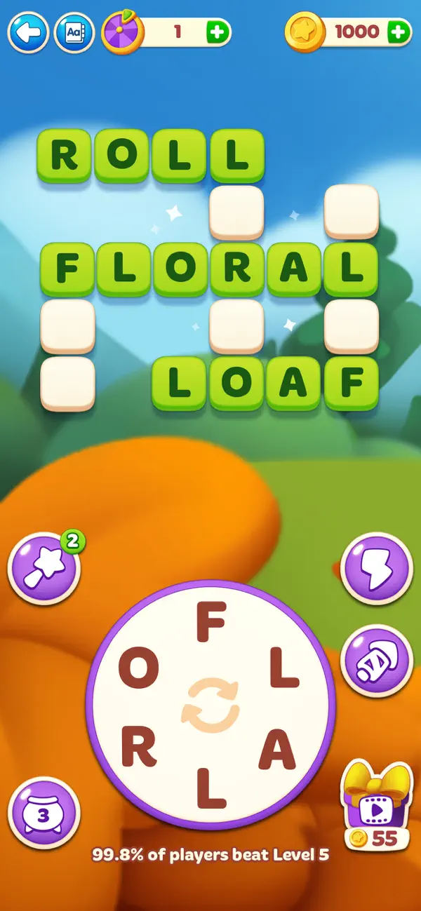 Word Spells: Game for Adults iOS Mod IPA screenshot 1 - iOS game interface