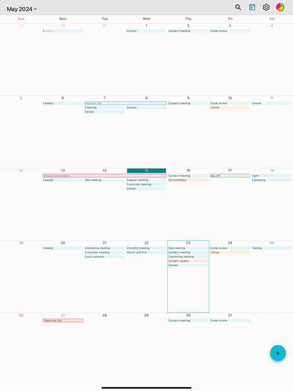 Screenshot #4 pour TCWP - Talking Calendar
