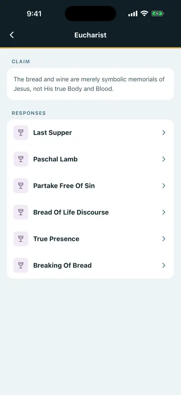 Catholic Sword Apologetics screenshot 2 of 5