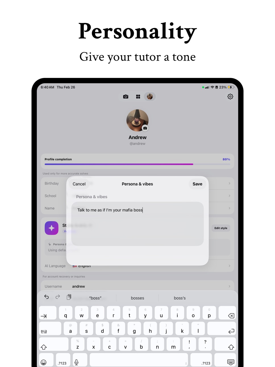 iPad screenshot
