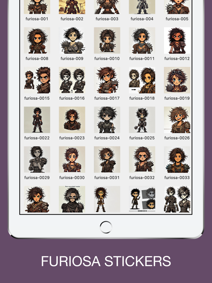 Furiosa Emotes Stickers