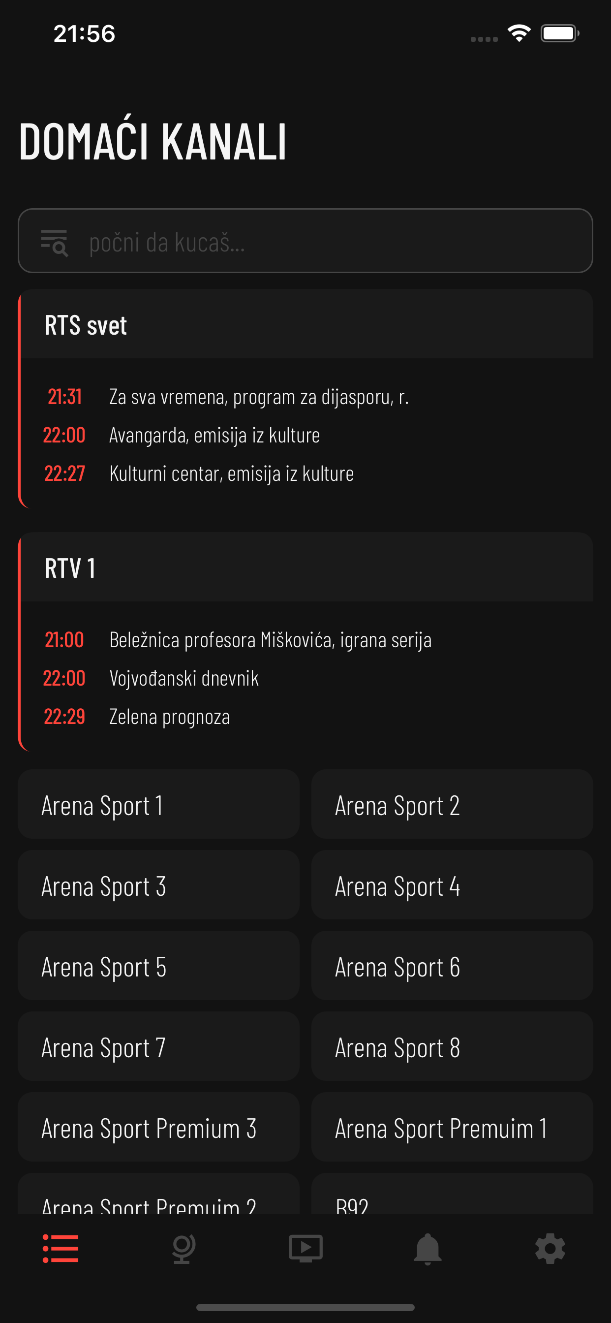 TV program