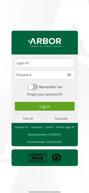 Arbor Financial Mobile Banking screenshot 1