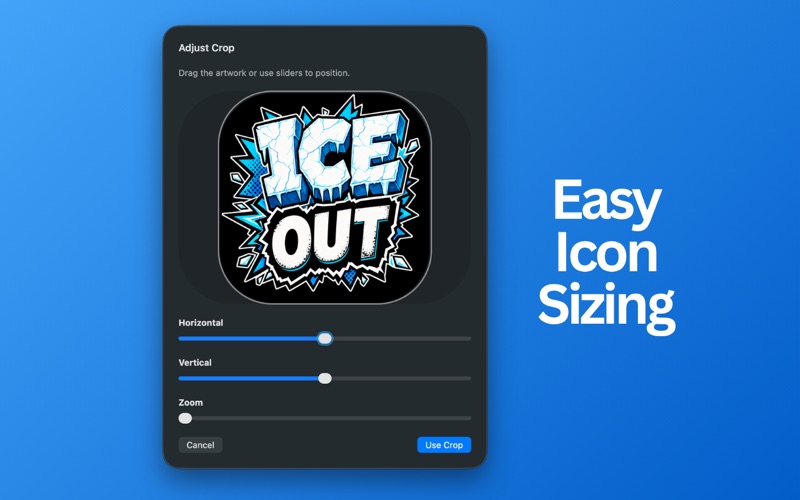 Iconsizey screenshot