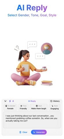 AI Keyboard: Reply & Grammar Screenshot 2 of 5