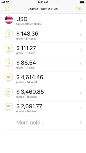 Gold+ screenshot 1