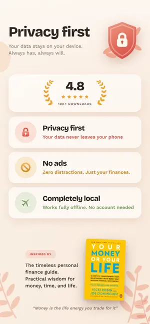 Money2Time: Expense Tracker screenshot 2