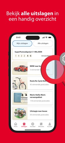 Postcode Loterij iPhone screenshot 5
