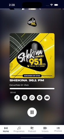 Shekina 95.1 FM screenshot