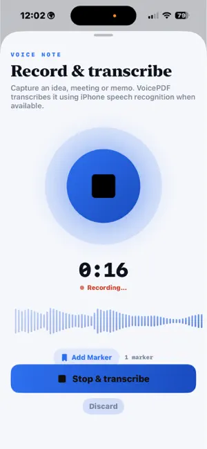 VoicePDF: Scan and Record screenshot 2