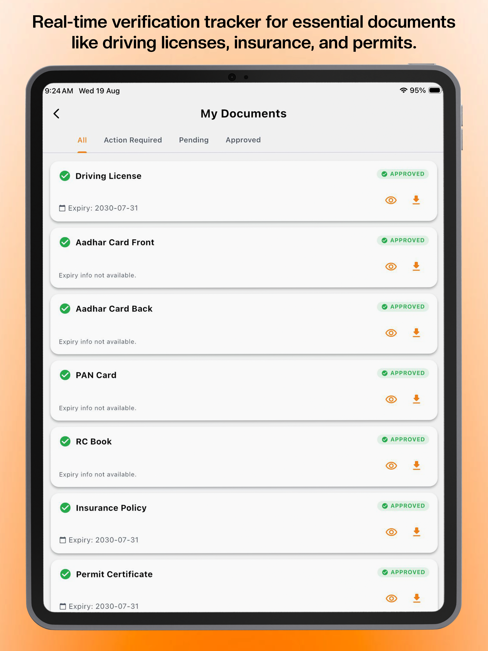 bharoso Cab : Partner screenshot 11