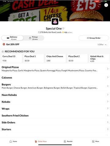 Special One iPad screenshot